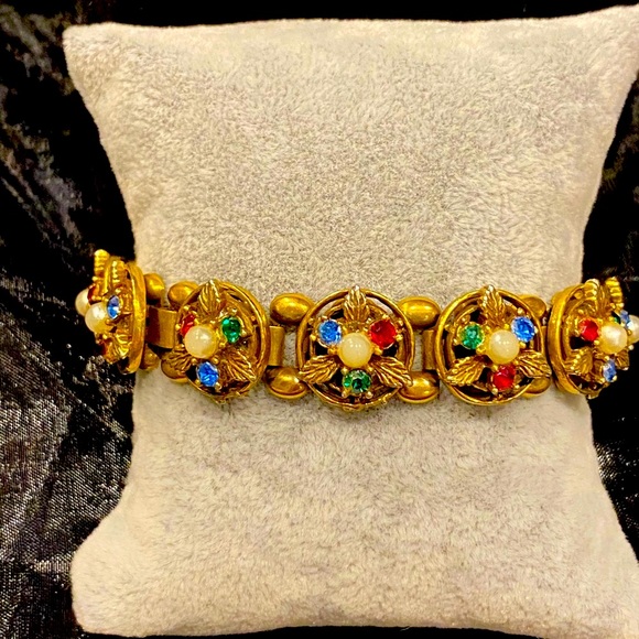 Vintage Multi-Stone Bracelet - Picture 2 of 5